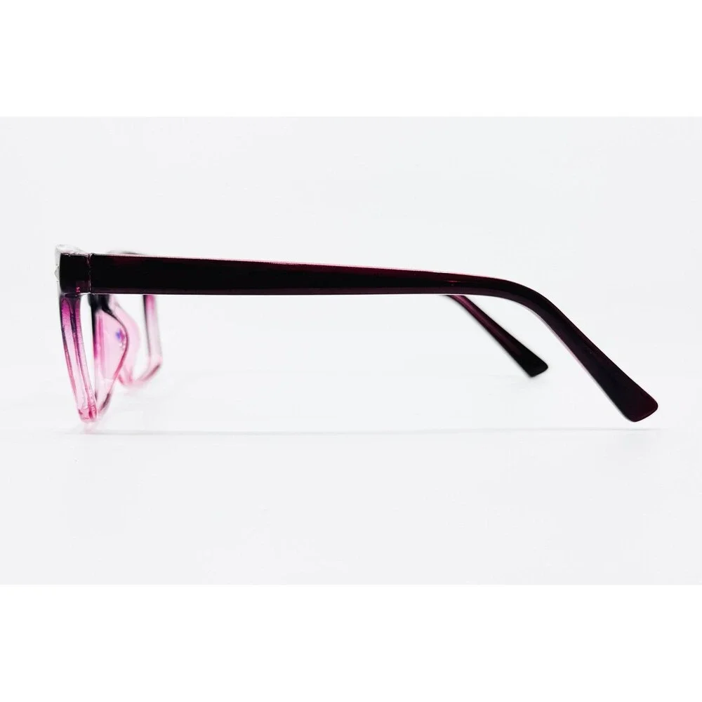 Modern Weekender Eyeglasses Womens Pink Fade Ombre Square Frames 52-16-140